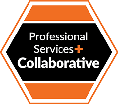 professional services collaborative badge-full color